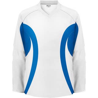New 2 Adult Small Blank Practice Jerseys. 1-White/Royal + 1-White/Navy