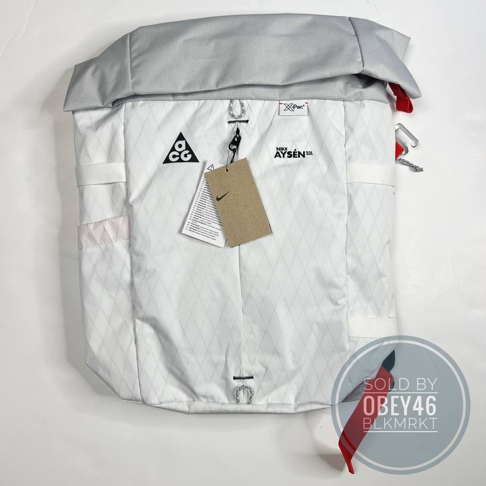 New Nike ACG Backpack (32L) Aysen Hiking Trail White Bag