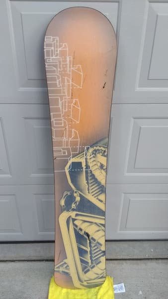 Used 2001 Vintage Burton Floater 59 Snowboard All Mountain