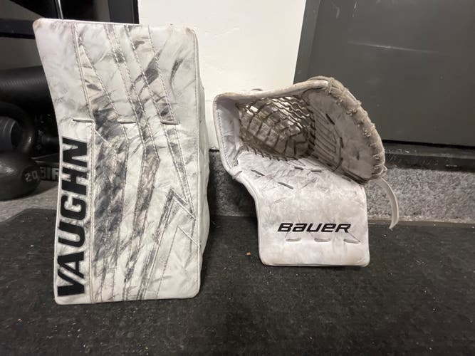 Hockey glove and blocker