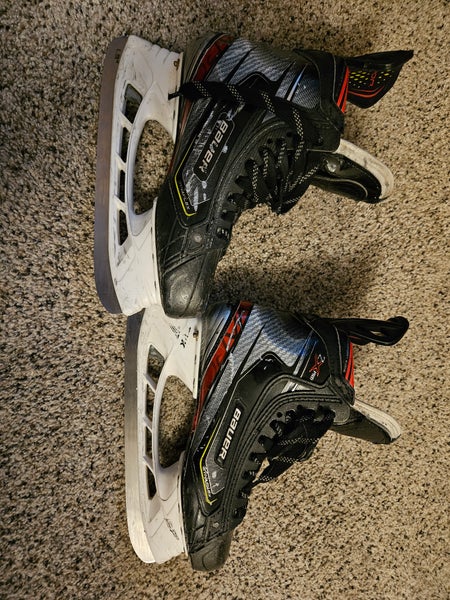 Intermediate Used Bauer Vapor 2X Pro Hockey Skates Regular Width Pro Stock Size 5.5