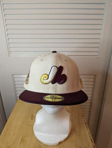 NWS Montreal Expos Courdory New Era 59fifty 7 3/8 Two Toned MLB