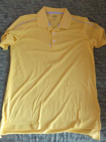 Adidas ADIZERO Golf Shirt - Yellow - Size MEDIUM