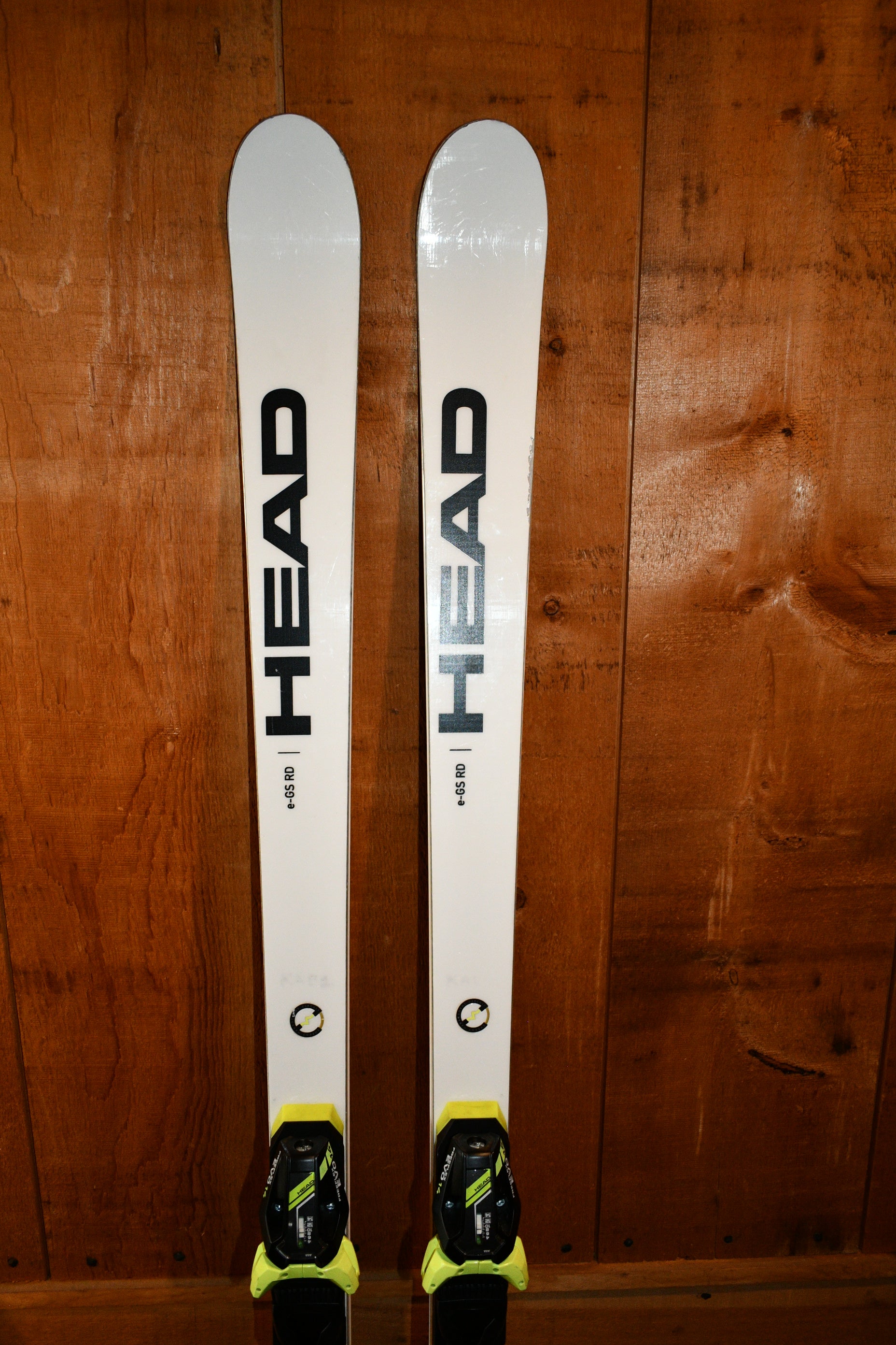 HEAD e.GS RD 176 cm GS skis 23m race w/ Freeflex 14 Bindings