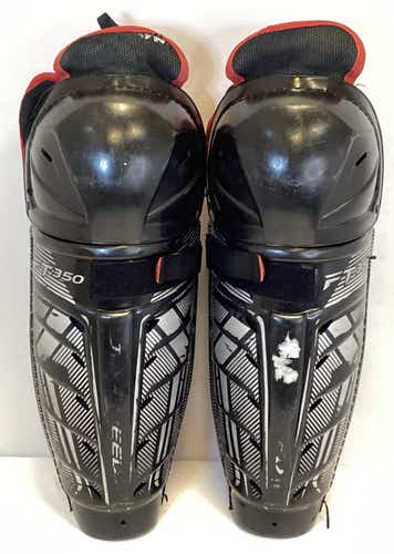 Used Ccm Ft350 15in Shin Pads 15" Hockey Shin Guards