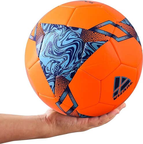 Vizari 'Toledo' Soccer Ball for Kids and Adults | Orange Size - 5 | VZBL91795-5