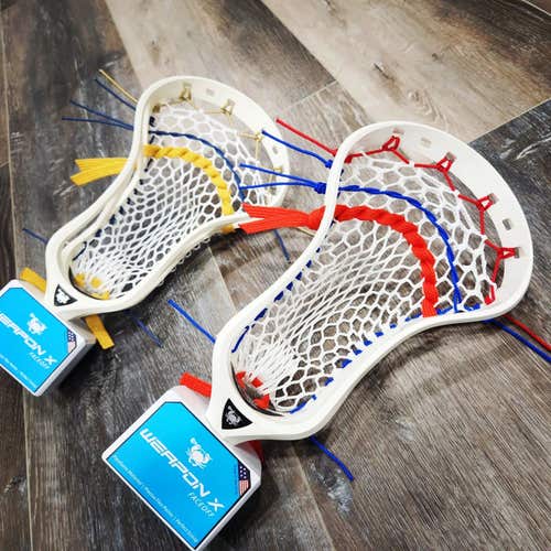 FACE OFF Pocket New ECD Weapon X  Lacrosse Colors (done and ready to ship) #fjaylax