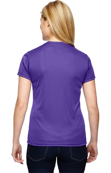 A4 Womens Cooling Performance NW3201 Size XXLarge Purple Crew Neck Shirt New