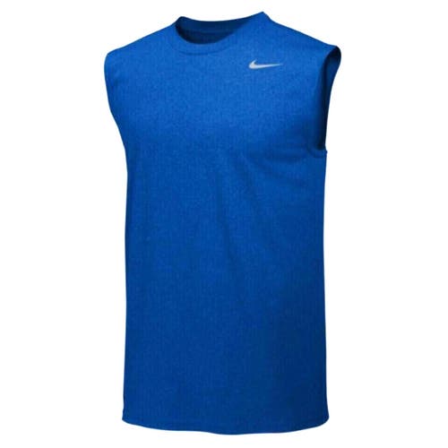 Nike Mens DriFIT Legend Size XLarge Royal Blue Sleeveless Training Tank NWT $22