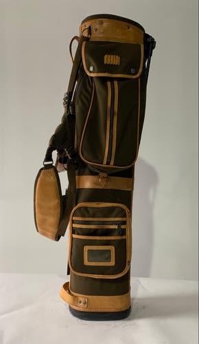 Eastpak X APC Carry Bag Brown 4-Way Divide Dual Strap Golf Bag