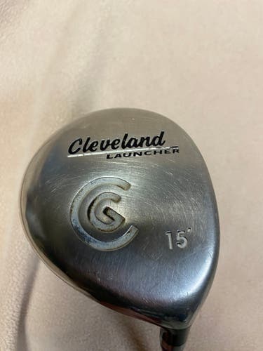 Used Cleveland Right Handed Launcher Fairway Wood Stiff Flex 3 Wood