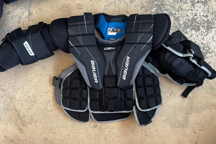 Like New Bauer Hockey Goalie Chest and Arm Protector