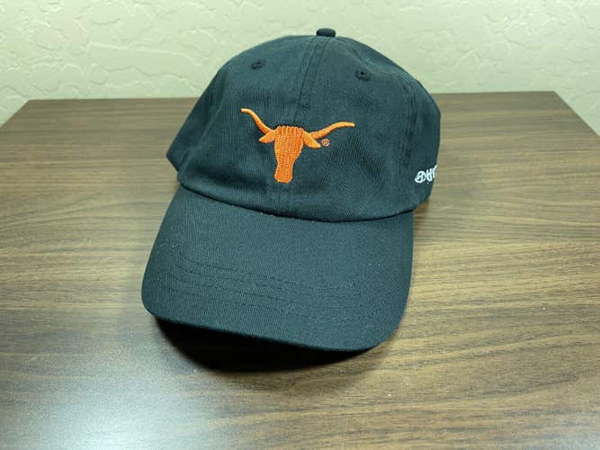Texas Longhorns NCAA FOOTBALL SUPER AWESOME Black Adjustable Strap Cap Hat!