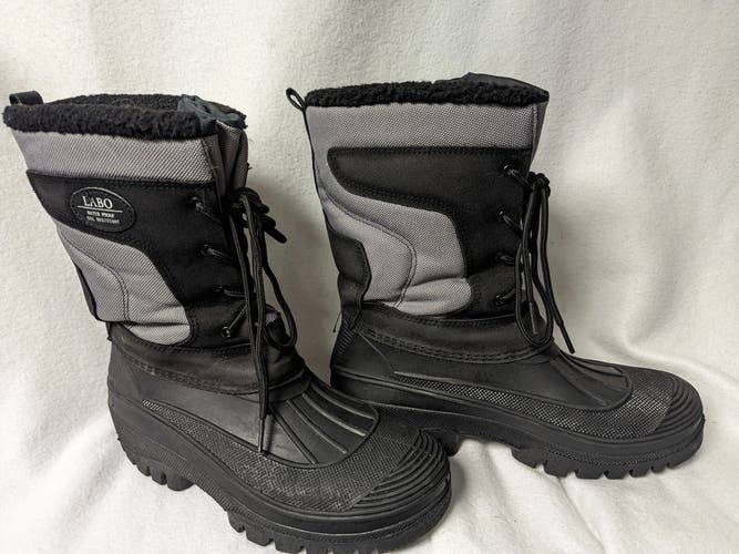 Lobo Insulated Waterproof Snow Boots Size 7 Color Black Condition Used