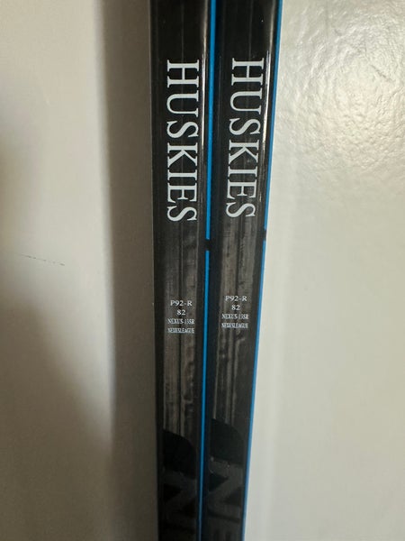 2 New Right Handed Northeastern University P92 Pro Stock Nexus 1N League Sticks