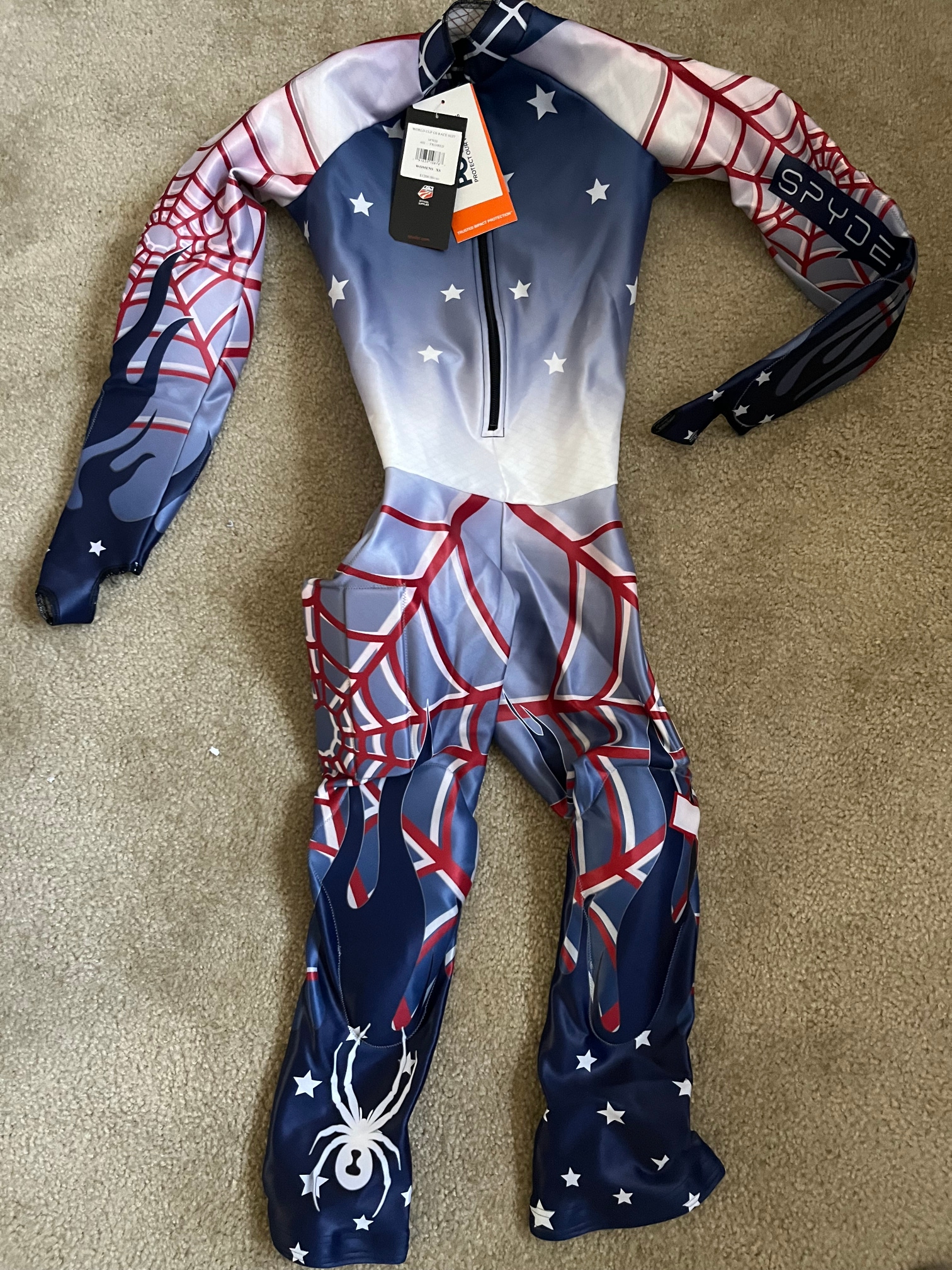 Spyder US Ski Team  World Cup GS Race Suit padded Extra Small