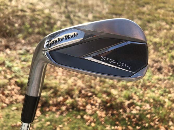 TaylorMade Stealth 7 Iron, Regular Steel, 1UP, +1/2", Authentic Demo/Fitting