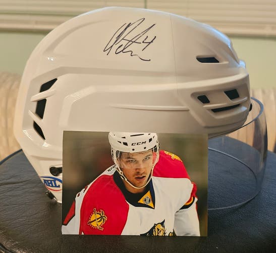 Alex Petrovic 2015 AHL All-Star Helmet (Game Worn & Autographed)