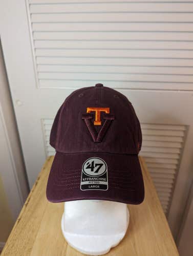 NWS Virginia Tech Hokies '47 Franchise Fitted Hat L NCAA