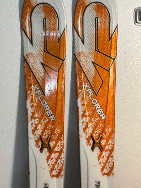K2 Apache Xplorer Downhill Skis 184 cm. Marker MX 12.0
