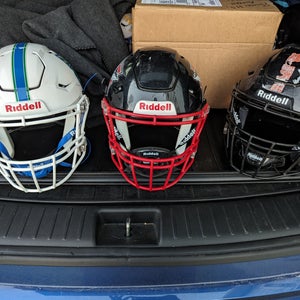 3 Adult Riddell SpeedFlex Helmet (2 medium, 1 large)