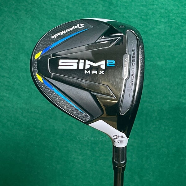 TaylorMade SIM 2 MAX 16.5° 3HL Fairway Wood Mitsubishi MMT 60 Regular W/Hc