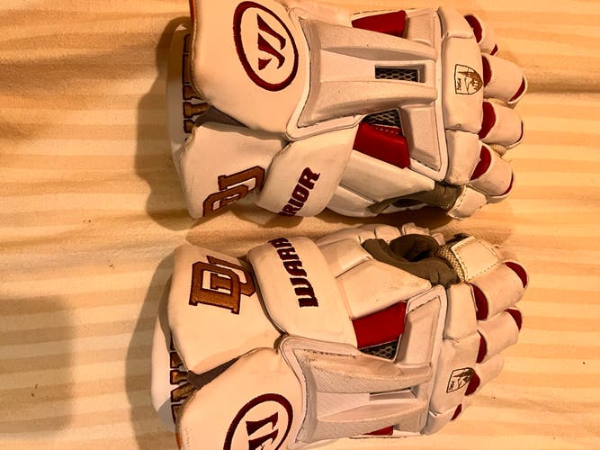 University of Denver Men’s Lacrosse Custom Burn XP2 Gloves White