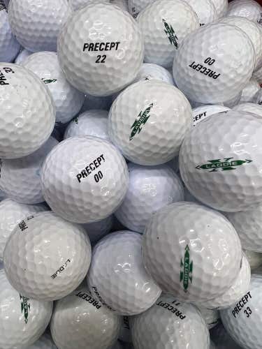 12 White Precept Laddie X Near Mint AAAA Used Golf Balls