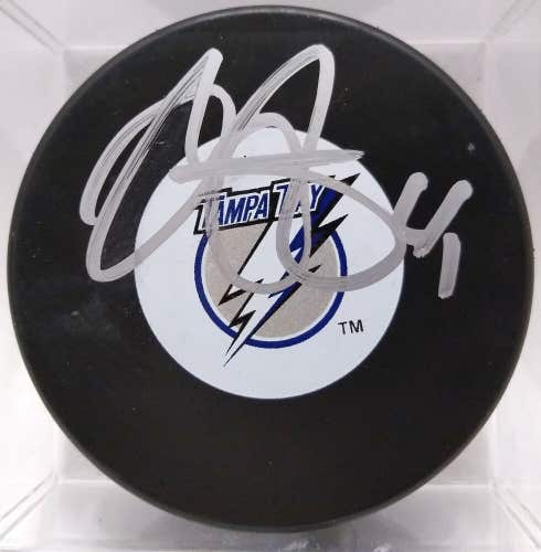 Mike Smith Autographed Tampa Bay Lightning Signed NHL Hockey Puck