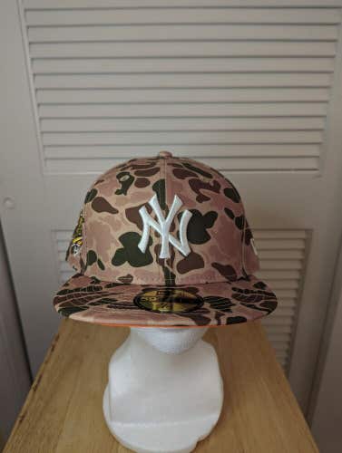 NWS New York Yankees Duck Camo 59fifty 7 3/8 MLB