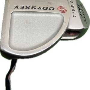 Nice! LH Odyssey White Hot 2-Ball Putter Steel Shaft 33.5”L (HC)