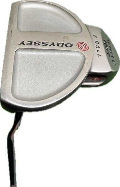 Nice! LH Odyssey White Hot 2-Ball Putter Steel Shaft 33.5”L (HC)
