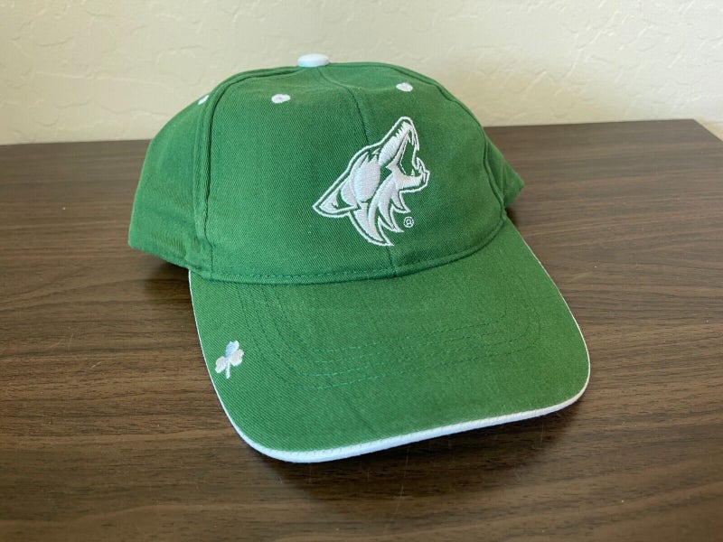 Arizona Coyotes NHL HOCKEY ST. PATRICK'S DAY Green Adjustable Strap Cap Hat!
