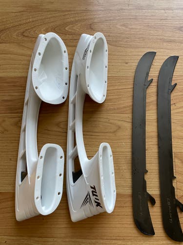 Bauer Lightspeed edge holders and TI steel 272 mm like new