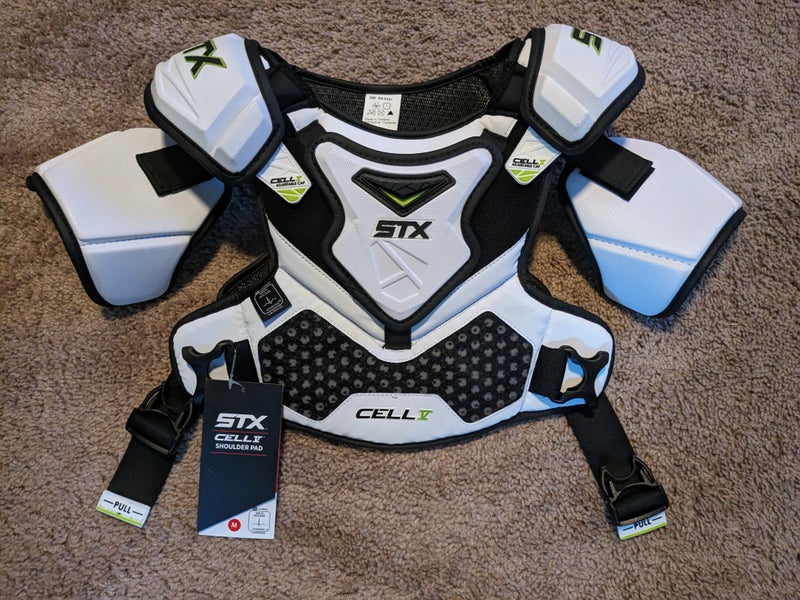 Adult New Medium STX Cell V Shoulder Pads