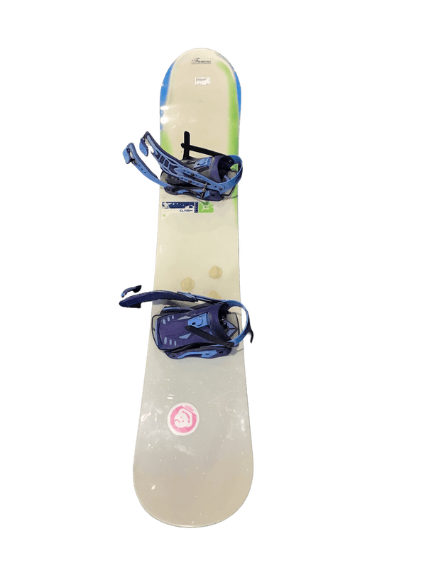 BURTON CLASH スノーボード 板 ビンディングセット(デッキパット付 