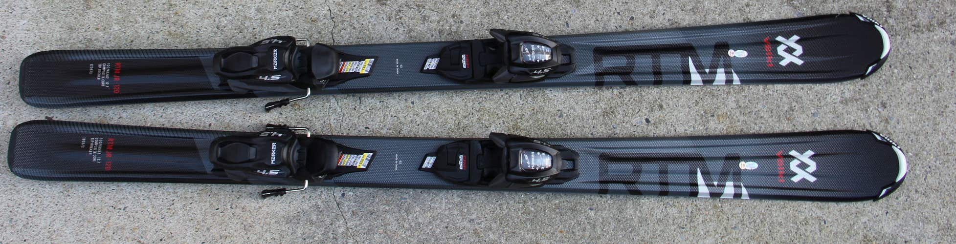 NEW 120cm Volkl RTM JR kids Skis with mount size adjustable Bindings on skis