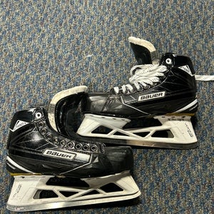 Used Bauer Supreme S190 Hockey Goalie Skates D&R (Regular) 6.5