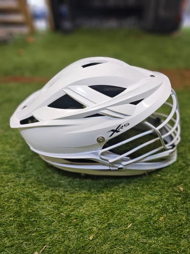 All White Cascade XRS Helmet