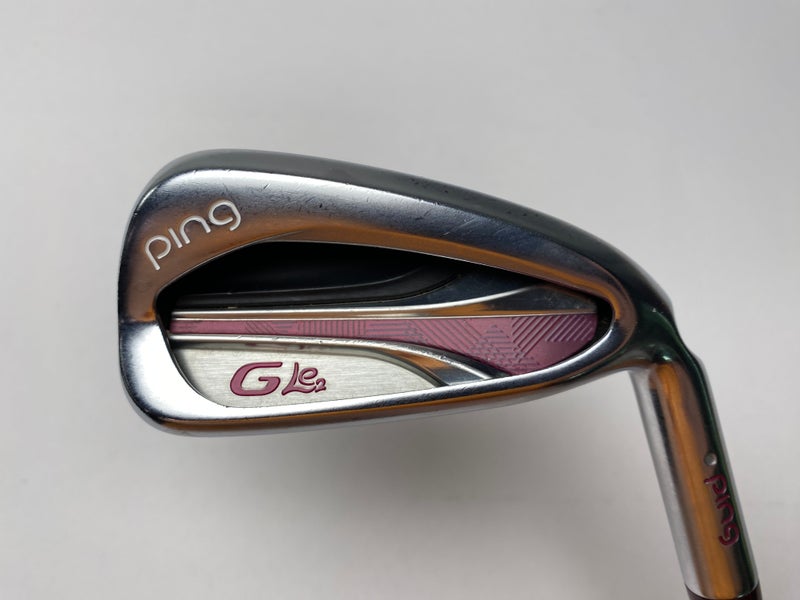 Ping G LE 2 Single 6 Iron White Dot 3* Up ULT240 Lite Ladies Graphite Womens RH