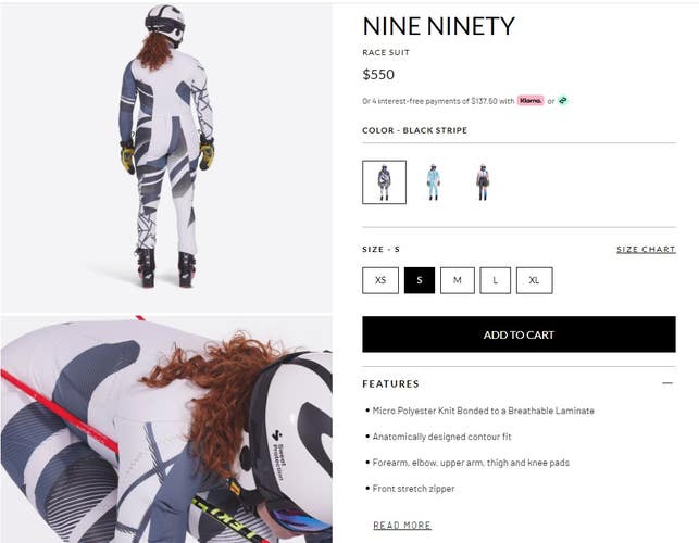 SPYDER SPEED SUIT--BRAND NEW!!! WOMENS NINE NINETY 2023  (WM SMALL/ GIRLS LARGE)