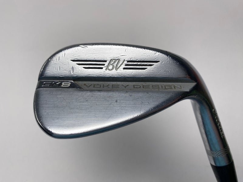 Titleist Vokey SM8 Tour Chrome Wedge 48* 10 Bounce F-Grind Wedge Steel Mens RH
