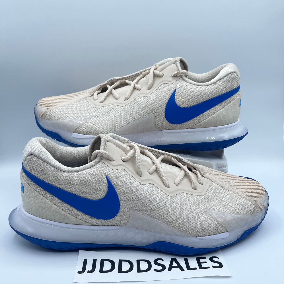 Nike Court Zoom Vapor Cage 4 Rafa Sanddrift Tennis Shoe DD1579-104 Men's Size 12