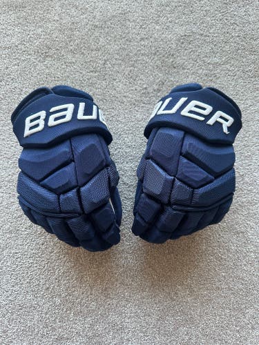 Top Tier Custom Pro Gloves Bauer Supreme 2S Pro Stock Hockey Gloves 14” Vatrano Panthers