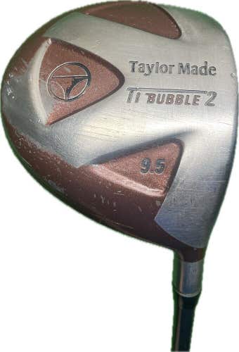 TaylorMade Ti Bubble 2 9.5° Driver Bubble 2 S-90 S Flex Graphite Shaft RH 45.5”L
