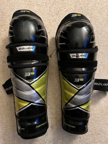 Used Bauer 15"  Supreme 3S Shin Pads