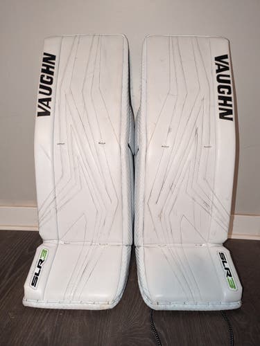 Used 34+2 Vaughn SLR3 Pro Carbon Goalie Leg Pads