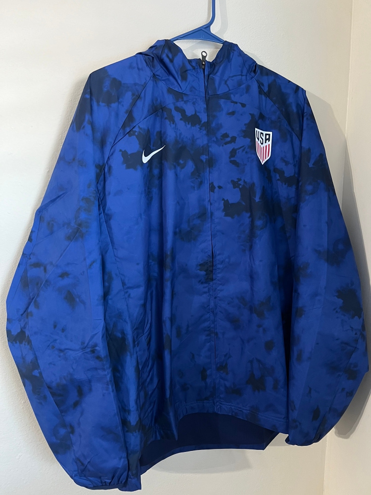 Nike USA Soccer Full Zip Jacket Men’s Size XL Blue DN1084-452