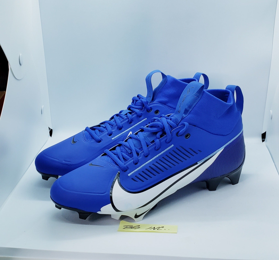 Nike Vapor Edge Pro 360 2 Football Cleats Men's Size 10 Royal White DA5456-414