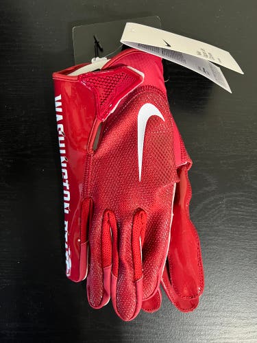 Men's Nike Vapor Jet Washington State Cougars Football Gloves Size XXL DX5317-620